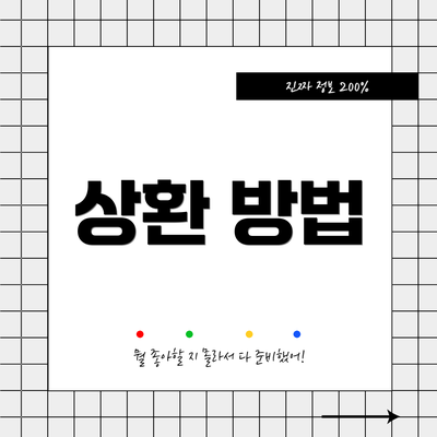 상환 방법