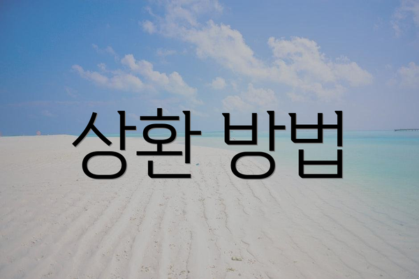 상환 방법