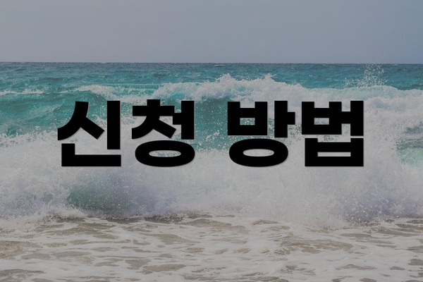 신청 방법