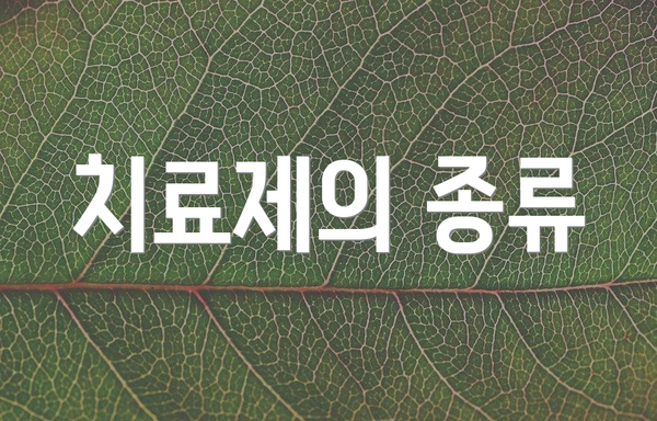 치료제의 종류