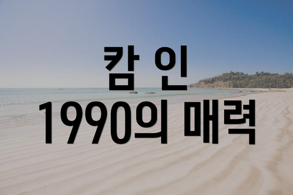 캄 인 1990의 매력