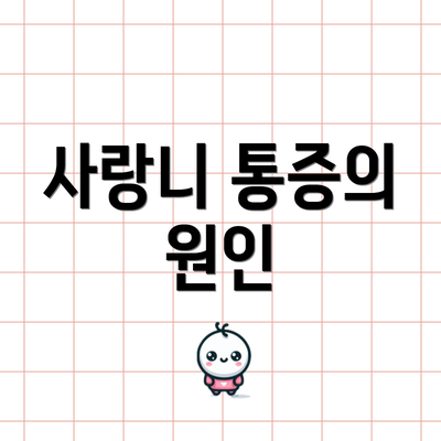 사랑니 통증의 원인