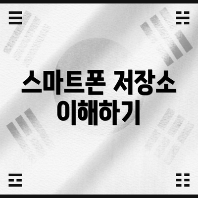 스마트폰 저장소 이해하기