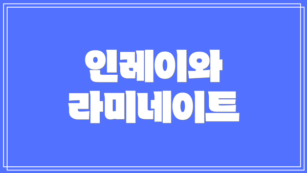 인레이와 라미네이트