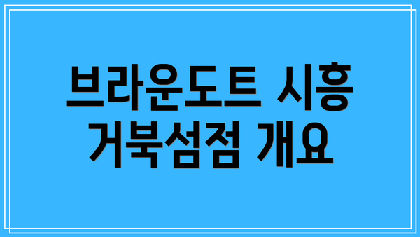 브라운도트 시흥 거북섬점 개요