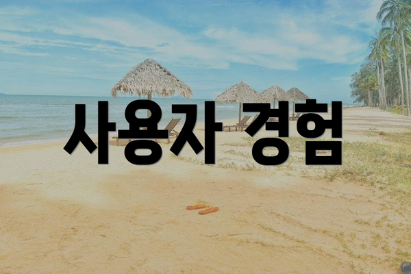사용자 경험