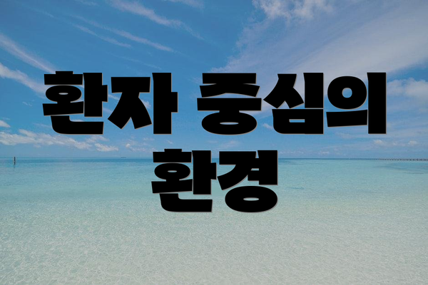 환자 중심의 환경