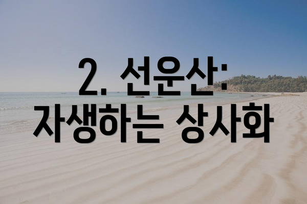 2. 선운산: 자생하는 상사화
