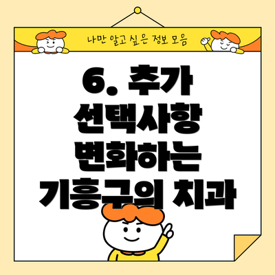 6. 추가 선택사항 변화하는 기흥구의 치과